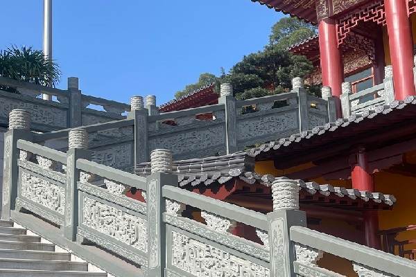 大连古建仿古石栏杆定制 案例展示